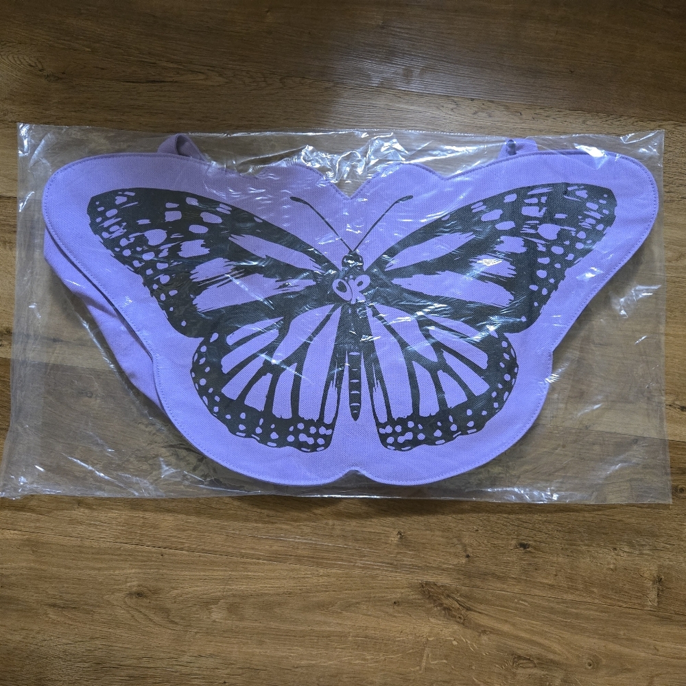 Olivia Rodrigo Purple Butterfly Tote Bag GUTS Tour Official Merchandise